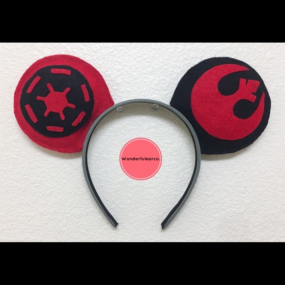 Handmade Star Wars Mickey ears - Picture 1 of 1